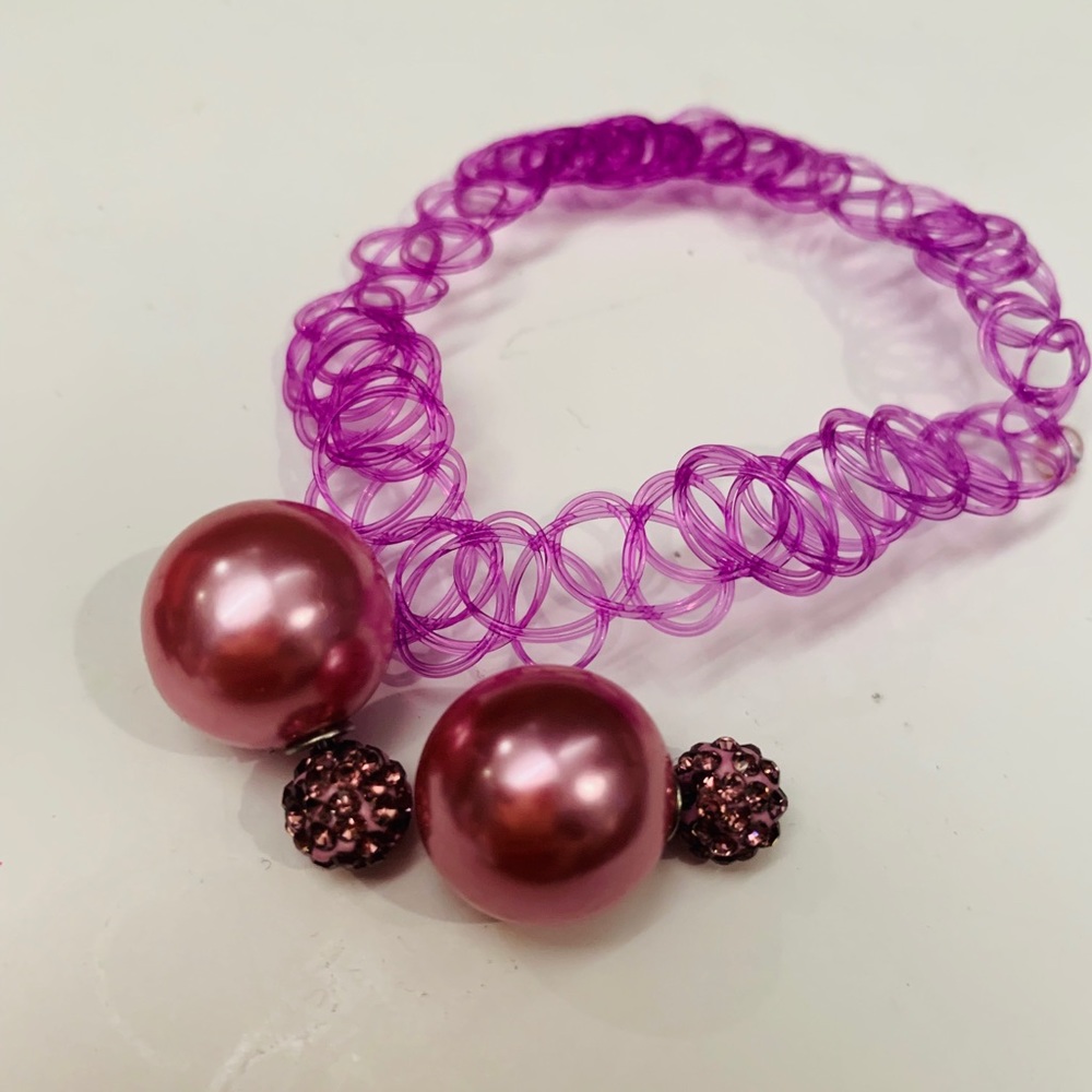 Earrings and choker set